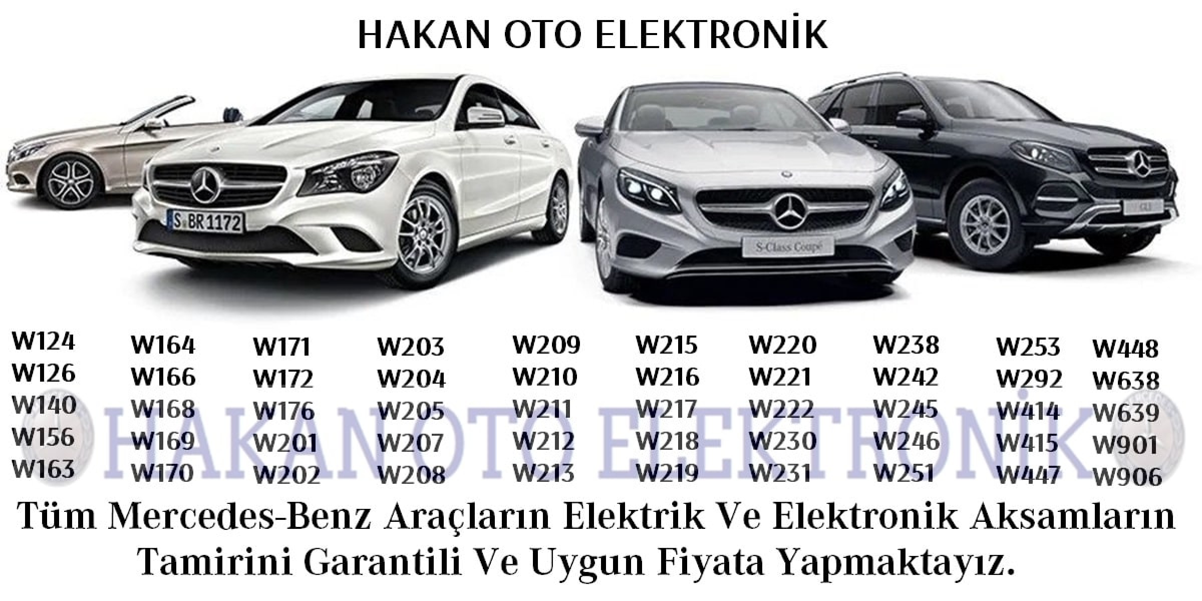 mercedes elektrik servisi